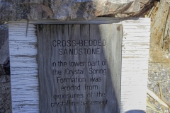 Cross bedded Sandstone Sign